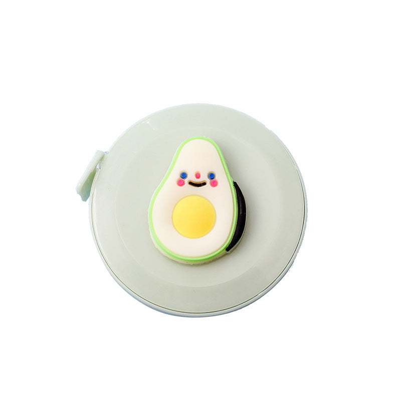 Retractable Plastic Measuring Tape Dual Metric Imperial Cute 2pcs 5cm 5