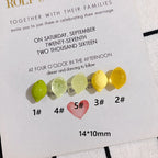 Czech Glass Lemon Glass Beads 14mm Textured Citrus 10pcs 4