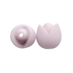 Lotus Silicone Beads Pastel Colors Soft Matte Finish 10pcs 19