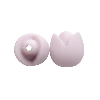 Lotus Silicone Beads Pastel Colors Soft Matte Finish 10pcs 19