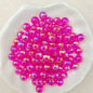 Plating Round Acrylic Beads 10mm Iridescent Transparent 950pcs 16