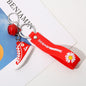 Silicone Shoe Keychain Colorful Sneaker Charm with Daisy Detail 7