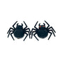 Silicone 3D Focal Beads Spider Halloween Red Eyes Black Design