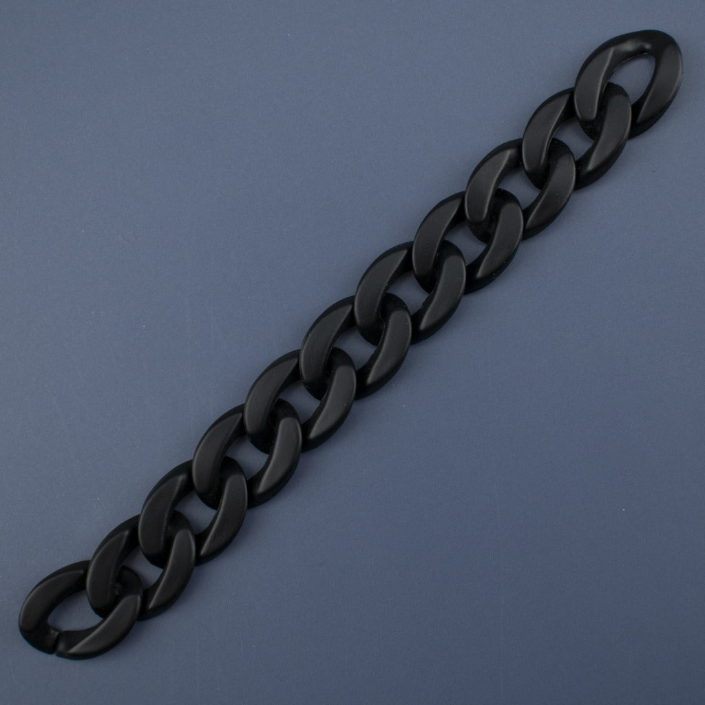 Matte Colorful Acrylic Open Chain Links 23mm 100pcs 13