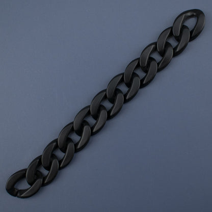 Matte Colorful Acrylic Open Chain Links 23mm 100pcs 13