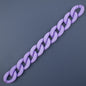 Matte Colorful Acrylic Open Chain Links 23mm 100pcs 9