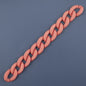 Matte Colorful Acrylic Open Chain Links 23mm 100pcs 18