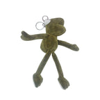 Plush Frog Keychain Long Legs Velvety Soft Animal Charm 5