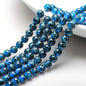 Crackle Round Glass Beads 8mm Multicolor Imitation Ceramic 200pcs 6