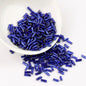 Plating Metallic Color Twisted Bugle Glass Beads 6mm 2500pcs 29
