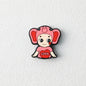 Colorful Animal Character Silicone Focal Beads 20pcs 14