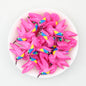 3D Colorful Hummingbird Silicone Focal Beads 20 pcs 5