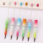 Beadable Plastic Pens 101 Colors Matte Pastel Shimmering Rainbow 2
