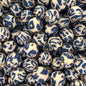 15mm Silicone Beads Leopard Print Multicolor Printed Design 50pcs 3