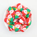 3D Santa Claus Tree Silicone Focal Beads