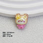 Glossy Plating Tiny Cute HK Kitten Resin Beads 10pcs 10