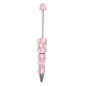 Beadable Pen with Rhinestone Pearl Chain Multicolor Rotating 5 Pcs 25