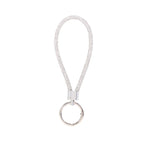 Diamond Wristlet Keychain Metal Flexible Loop Multiple Colors 12