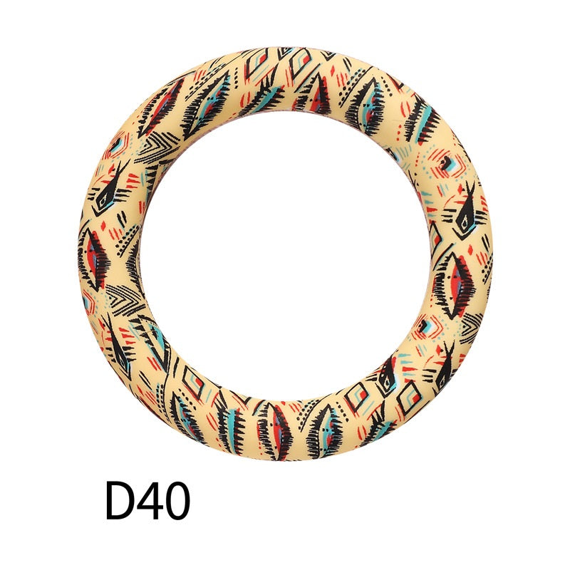 65mm Printing circular silicone rings 42