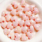 Faceted Heart Acrylic Beads 17.5mm Pastel Vibrant Mixed 10pcs 4