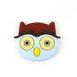 Silicone Focal Beads Owl Big Eyes Pastel Woodland 20pcs 8