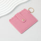 PU Card Holder Keychain Multi Patterned