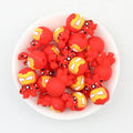 3D Marvel Iron Man Silicone Focal Beads 20pcs  2