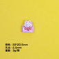 Plating Cute Bunny Donut and Envelope Resin Beads Glossy Pastel 10pcs 7