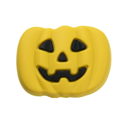 Silicone Focal Beads Halloween Ghost Pumpkin Bat Designs 10pcs 28
