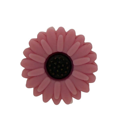 Silicone Focal Beads Daisy Sunflower Rounded Center 20pcs 29