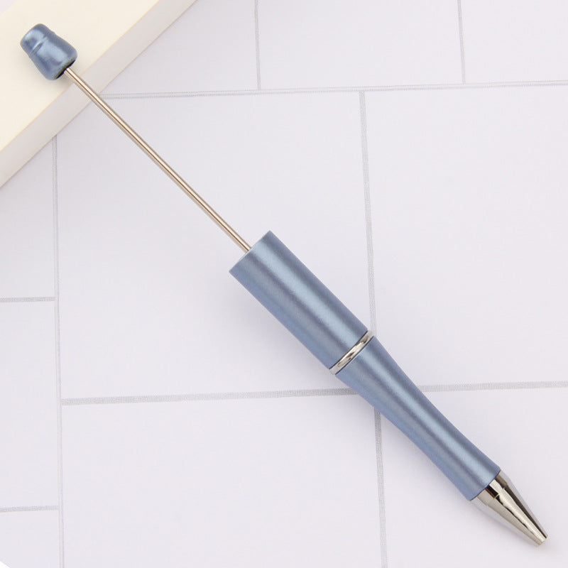 Beadable Pens Wholesale, Matte Plastic Ballpoint Ink Colorful Barrel, 11.5mm x 145mm