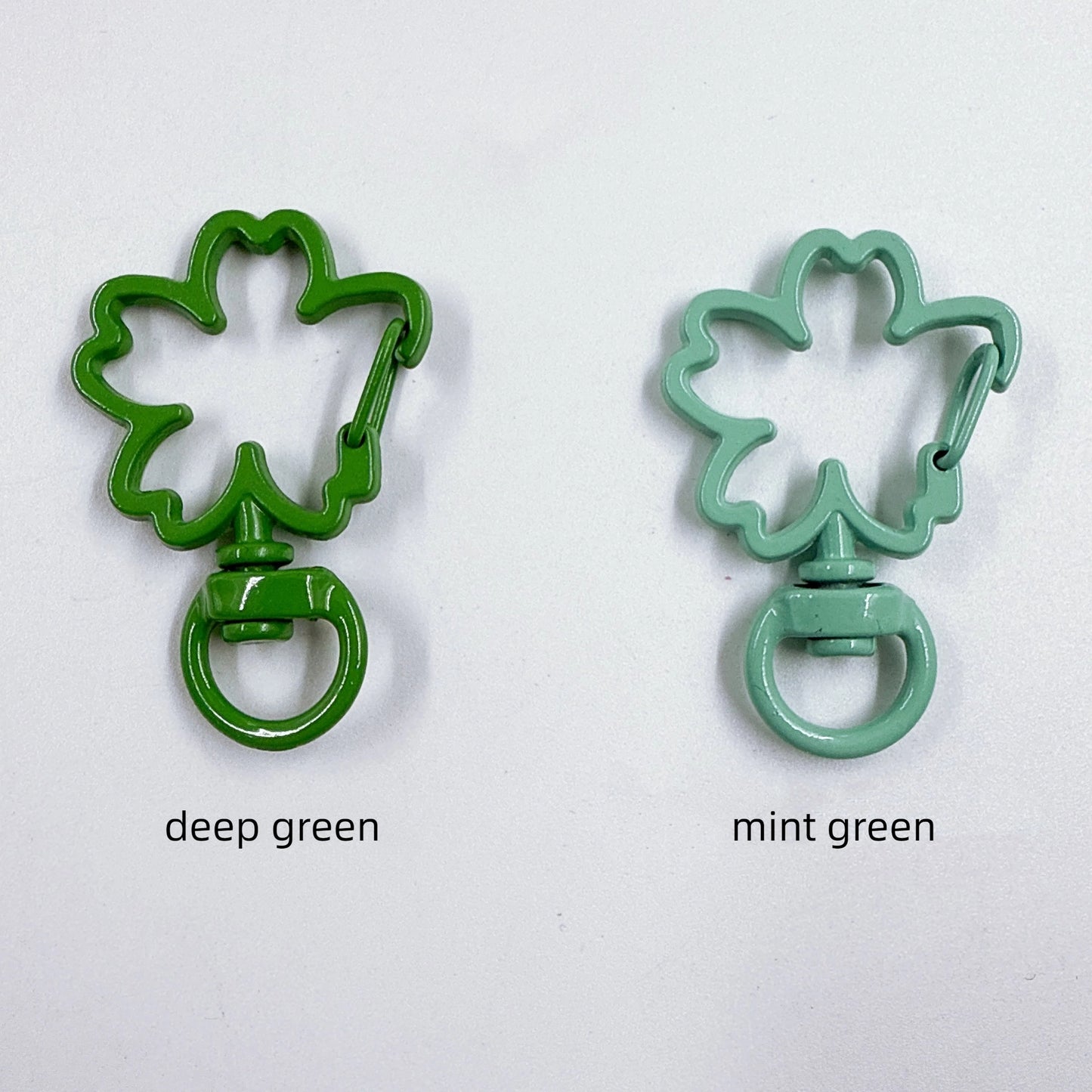 Zinc Alloy Cherry Shaped Spray Painted Swivel Buckle Keychain Clasps 10pcs 10