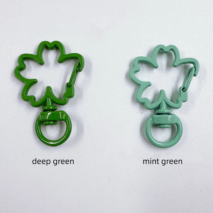 Zinc Alloy Cherry Shaped Spray Painted Swivel Buckle Keychain Clasps 10pcs 10