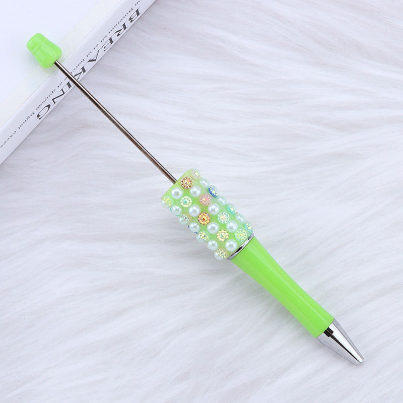 Colorful Pearl Gradient Round Ballpoint Pen Plastic 9