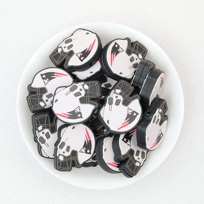 NFL Teams Silicone Focal Beads Football Helmet Design 20pcs - Team 8