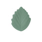 Colorful Leaf Silicone Beads Solid Color Matte Finish 20pcs 9