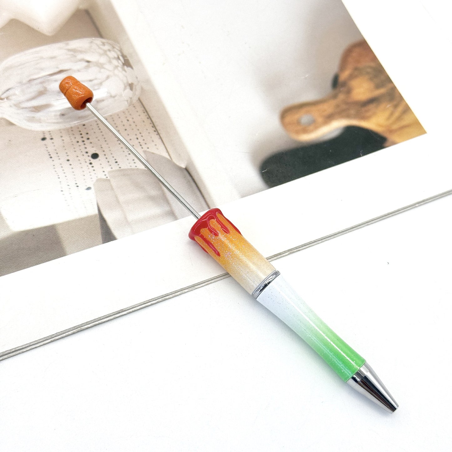 Beadable Pen Halloween Bloodprint Morandi Candy Color 13