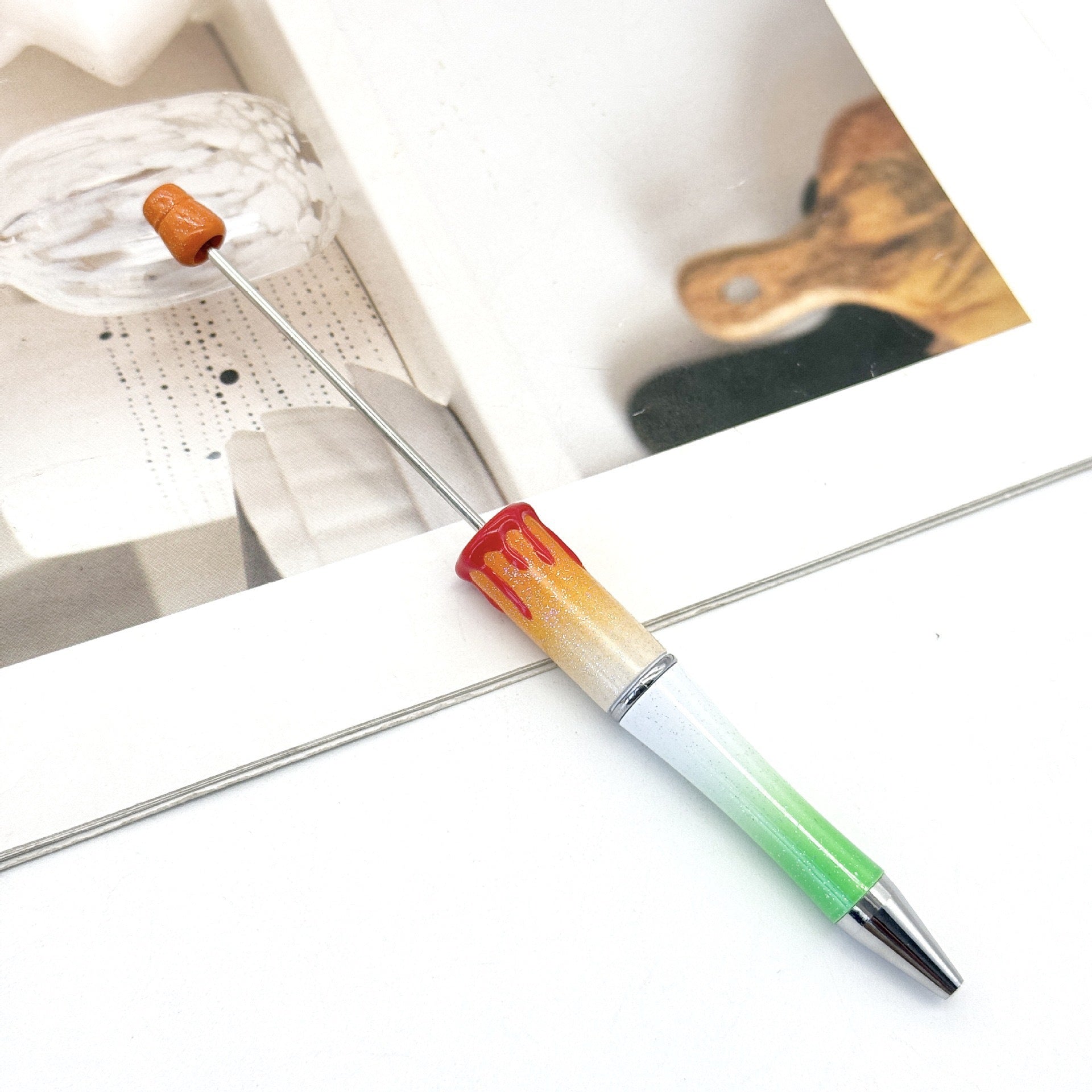 Beadable Pen Halloween Bloodprint Morandi Candy Color 13