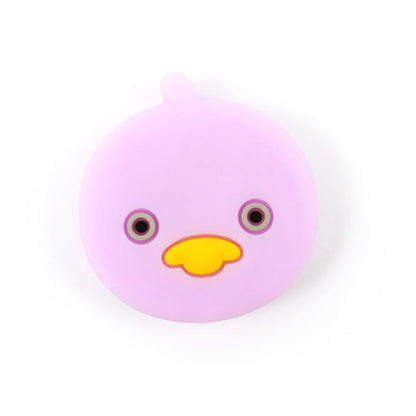 Silicone Focal Beads Duck Smiling Face Pastel Colors 20pcs 8