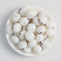 Colorful 18mm 3D Silicone Focal Beads Solid Colored Cute Smiling Buns 20pcs 7