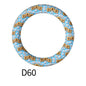 65mm Silicone Beads Printed Designs Vibrant Colors 19
