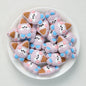 Cute Ice Cream and Animal Silicone Focal Beads 20 pcs - Light Purple