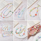 Ombre Sakura Flower Acrylic Beads 20mm Assorted Colors 4pcs 5