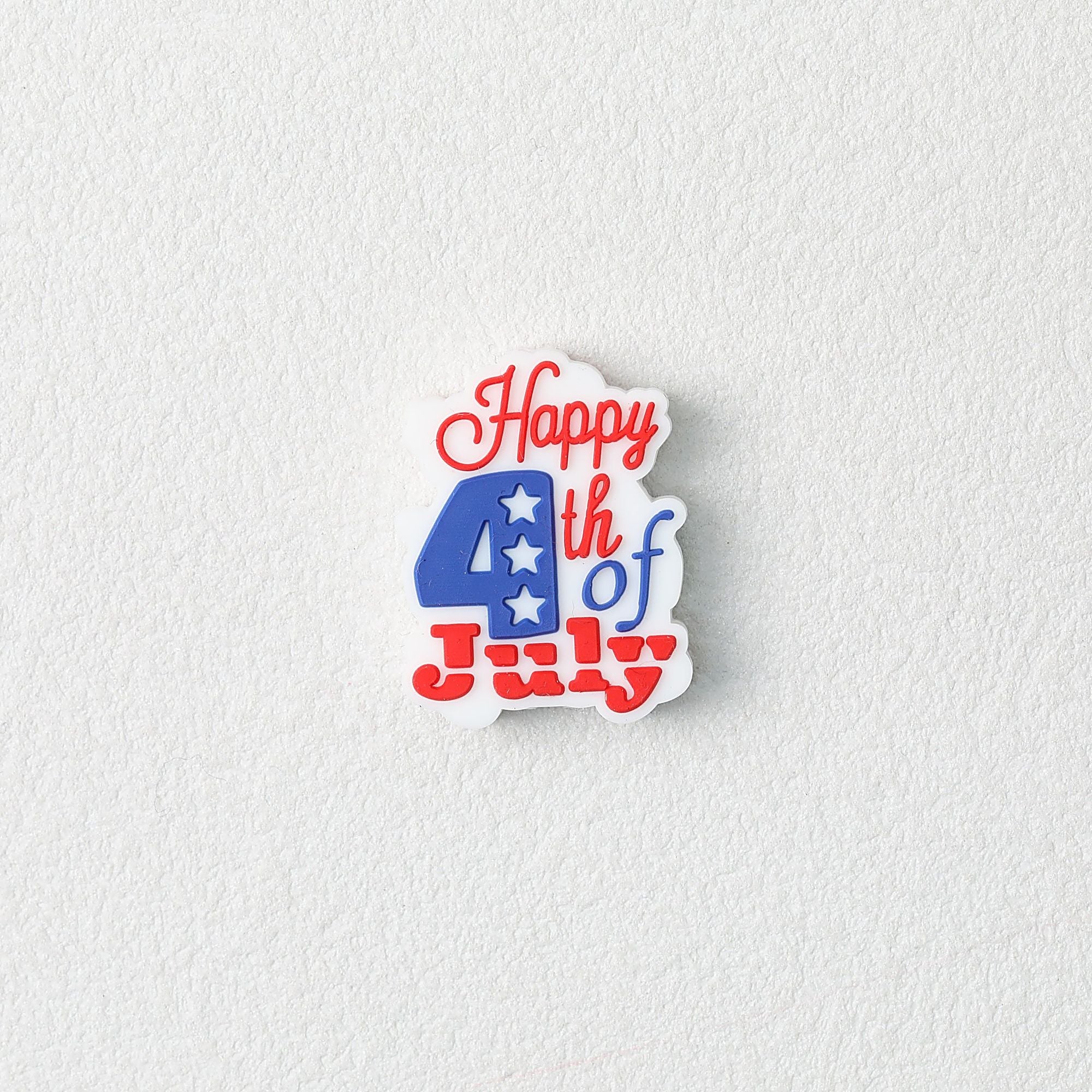 July 4th Independence Day Silicone Focal Beads 20pcs