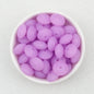 12mm Glitter Silicone Round Spacer Beads Assorted Colors 50pcs - 1