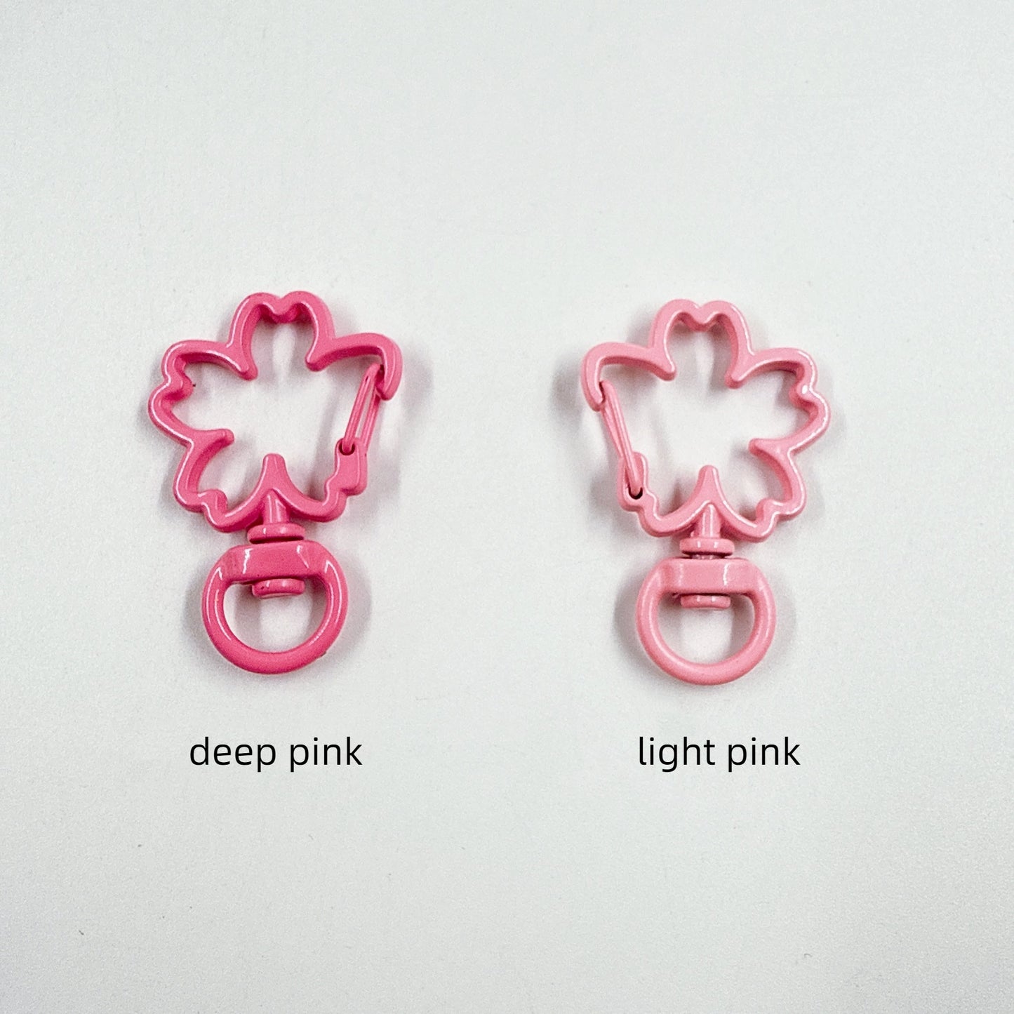 Zinc Alloy Cherry Shaped Spray Painted Swivel Buckle Keychain Clasps 10pcs 8