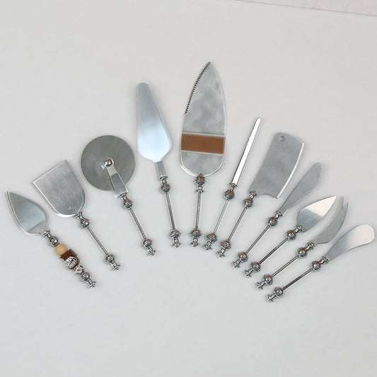 Beadable Pizza Spatula Bread Butter Cutter Stainless Steel Multi Tool