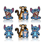 Silicone Focal Beads Disney Stitch Tigger Eeyore Character Group 20pcs 2