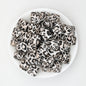 13.5mm Square Leopard Print Silicone Beads 50pcs 8