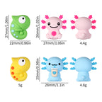 Silicone 3D Focal Beads Reptile Salamander Chameleon Expressive Eyes 20pcs 9